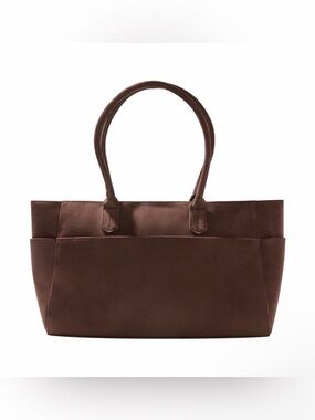 Mali + Lili Faux Suede Tote Bag